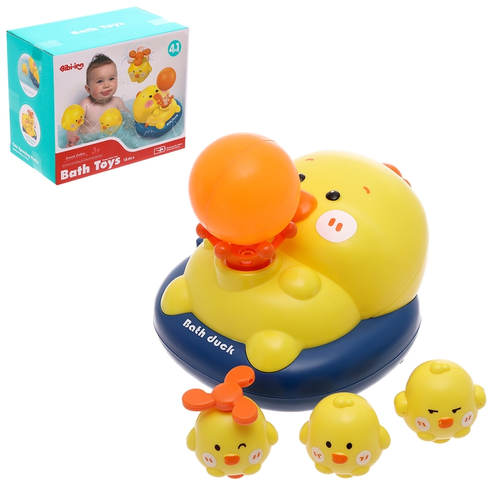 Фонтанчик для ванны &laquo;Утёнок&raquo;, с насадками