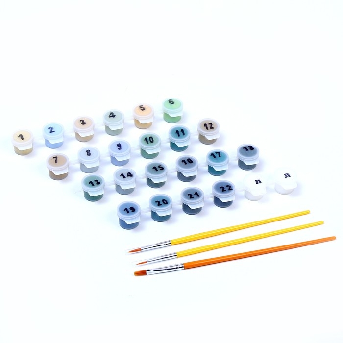 Картина по номерам &laquo;Мостик в саду&raquo;, холст на подрамнике, 40 &times; 50 см