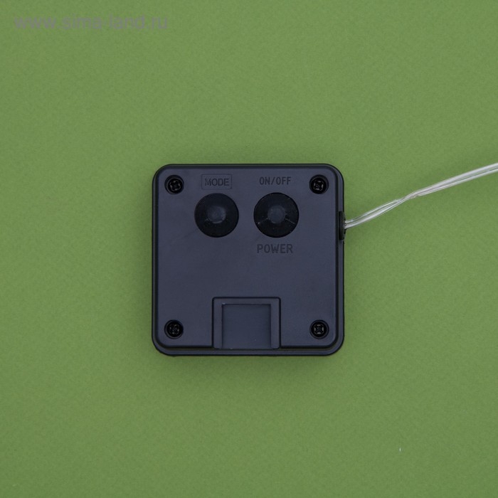 Гирлянда «Нить» 20 м роса, IP44, серебристая нить, 200 LED, свечение зелёное, 2 режима, солнечная батарея Гирлянда «Нить» 20 м роса, IP44, серебристая нить, 200 LED, свечение зелёное, 2 режима, солнечная батарея