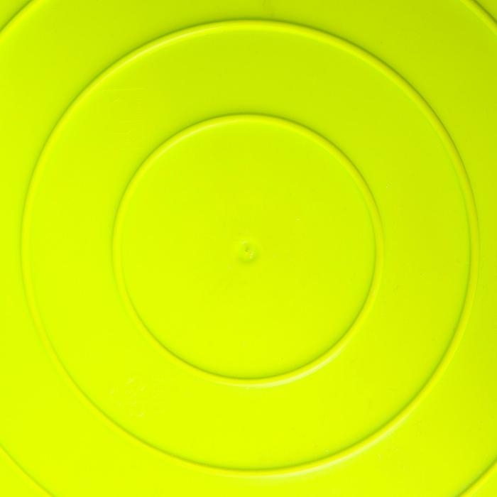 Корзина для белья мягкая, 27 л, 37,5&times;37,5&times;30 см, цвет ярко-зелёный