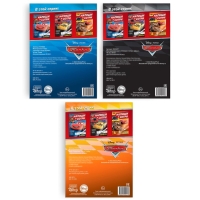 Набор многоразовых книг &laquo;Напиши и сотри&raquo;, 3 шт. по 16 стр., 17 &times; 24 см, + 3 маркера, Тачки