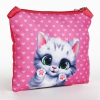 Набор подарочный для девочки "Котенок", сумка, блокнот Набор подарочный для девочки "Котенок", сумка, блокнот