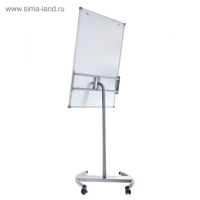 Флипчарт мобильный магнитно-маркерный 70х100 см, Calligrata PREMIUM, в УСИЛЕННОМ алюминиевом профиле, на роликах Флипчарт мобильный магнитно-маркерный 70х100 см, Calligrata PREMIUM, в УСИЛЕННОМ алюминиевом профиле, на роликах