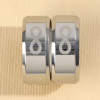 Кольцо &laquo;Люблю&raquo;, парные 2 шт, 7 х 9см