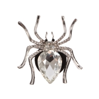 Украшение в дефлектор автомобиля, Паук, ароматизатор, 5.4&times;5.4 см, белый