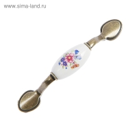 Ручка скоба ТУНДРА Ceramics 013 LIGHT, 76 мм, керамическая, цвет бронза Ручка скоба ТУНДРА Ceramics 013 LIGHT, 76 мм, керамическая, цвет бронза