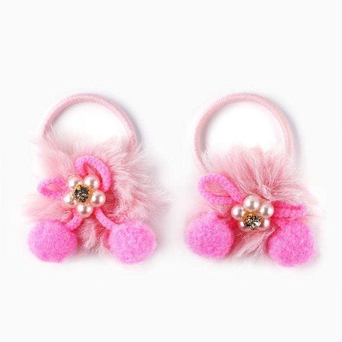 Резинки для волос 2 шт новогодние &laquo;Верь в мечту&raquo; на Новый год, 10 х 9 см