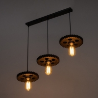 Светильник "Шестеренка" 3хЕ27 40Вт 50х20х15-135 см Светильник "Шестеренка" 3хЕ27 40Вт 50х20х15-135 см