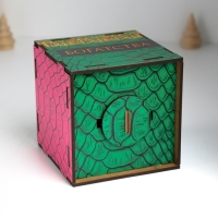 Копилка куб "Змея. Богатства" 10х10х10 см Копилка куб "Змея. Богатства" 10х10х10 см