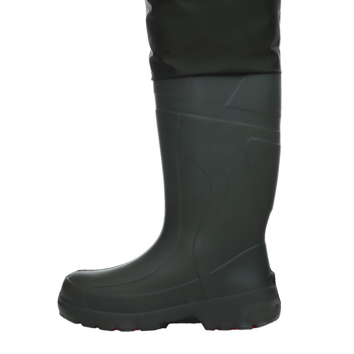 Сапоги (полукомбинезон) TORVI ЭВА &laquo;Перекат&raquo; без вкладыша, цвет олива, размер 42-43, L (52-54)