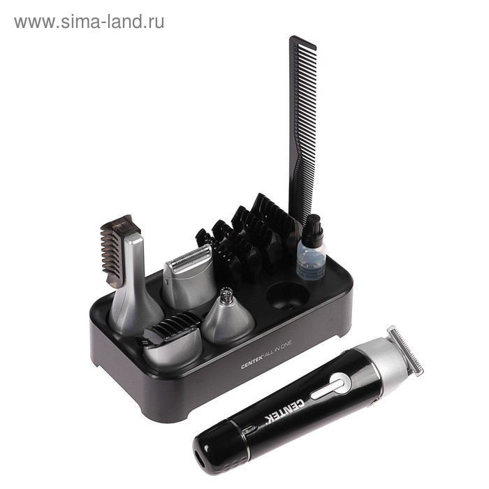 Набор для стрижки Centek CT-2132, 10 предметов, водонепроницаемый корпус, черный Набор для стрижки Centek CT-2132, 10 предметов, водонепроницаемый корпус, черный