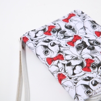 Кошелёк детский на молнии &laquo;Выбражулька&raquo;, цвет белый/красный