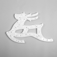 Светодиодная фигура &laquo;Олень&raquo; 43 &times; 25 см, пластик, 220 В, свечение мульти (RG/RB)