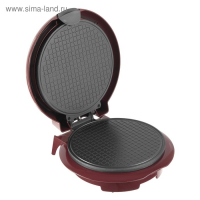 Электровафельница WILLMARK WM-103R, 750 Вт, тонкие вафли, антипригарное покрытие, бордовая Электровафельница WILLMARK WM-103R, 750 Вт, тонкие вафли, антипригарное покрытие, бордовая