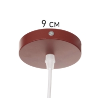 Светильник Timothy 1х40Вт Е27 пр-1м бордовый 32,5х32,5х12см Светильник Timothy 1х40Вт Е27 пр-1м бордовый 32,5х32,5х12см