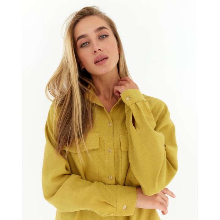 Рубашка женская MIST р. 48-50, охра