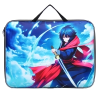 Папка для чертежей и рисунков А3, 470 х 350 х 20 мм, с ручками, текстильная, Calligrata "Воин"