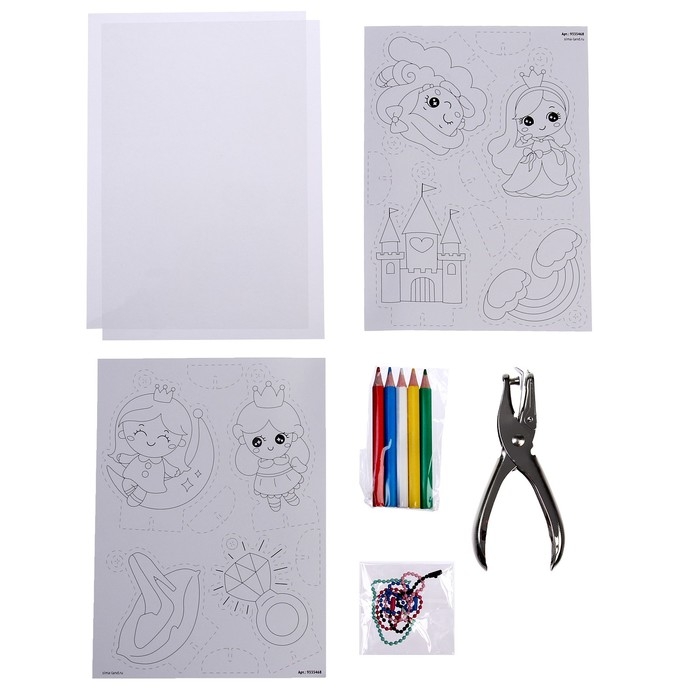 Брелок своими руками &laquo;Принцессы&raquo;, из шринк-пластика