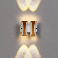 Светильник фасадный &laquo;Элегант&raquo;, FSD-043, 4 Вт, 3000К, 2 луча, IP65, 220 В, пластик, белый