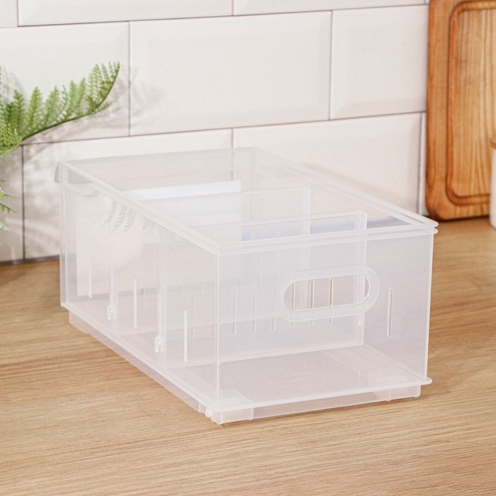 Контейнер для хранения без крышки ROLLY, 5 л, 16,8&times;30,5&times;12,9 см, прозрачный