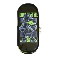 Пенал-футляр 80х210х50 мм, мягкий, ткань, deVENTE Cool Duck, для мальчиков, черный Пенал-футляр 80х210х50 мм, мягкий, ткань, deVENTE Cool Duck, для мальчиков, черный