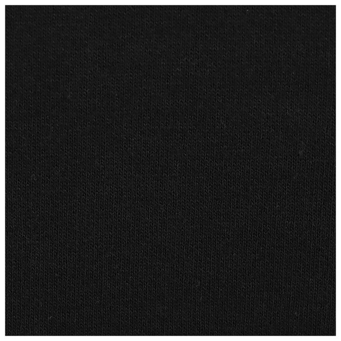 Бельё нательное, ткань футер двухнитка, с начёсом, цвет чёрный, р. 42-44, рост 170-176 см