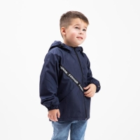 Ветровка детская, цвет тёмно-синий, рост 128-134 см Ветровка детская, цвет тёмно-синий, рост 128-134 см