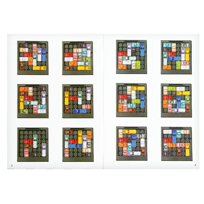 Настольная игра-головоломка на логику «Час пик»: 16 машин, 182 задания, от 1 игрока, 8+ Настольная игра-головоломка на логику «Час пик»: 16 машин, 182 задания, от 1 игрока, 8+