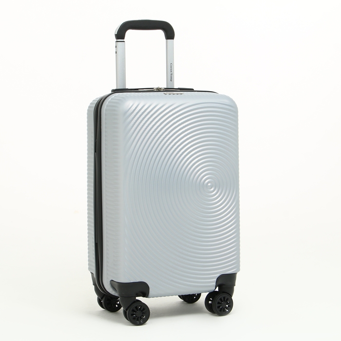 Чемодан малый 47 л (S) Goran Tomp, отдел на молнии, кодовый замок, 4 колеса, цвет серый Чемодан малый 47 л (S) Goran Tomp, отдел на молнии, кодовый замок, 4 колеса, цвет серый