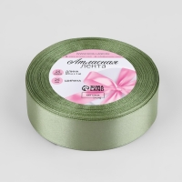 Лента атласная, 25 мм × 23 ± 1 м, цвет фисташковый №65 Лента атласная, 25 мм × 23 ± 1 м, цвет фисташковый №65
