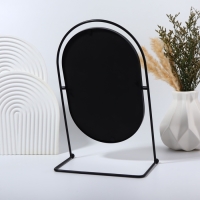 Зеркало настольное «Богема», зеркальная поверхность 17,5 × 26,5 см, цвет чёрный Зеркало настольное «Богема», зеркальная поверхность 17,5 × 26,5 см, цвет чёрный