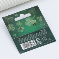 Серьги &laquo;Удача&raquo;, 2.5 х 4 см