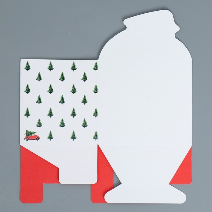 Коробка новогодняя для мини-букетов &laquo;Happy New Year&raquo;, 12 х 17 х 10 см, Новый год