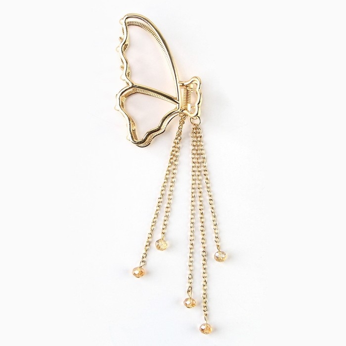 Краб для волос с цепочкой &laquo;Believe in love&raquo;, 14 х 6 х 3 см