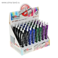 Ручка шариковая со стираемыми чернилами, линия 0,8 мм, автоматическая, стержень синий, прорезиненный квадратный корпус, МИКС Ручка шариковая со стираемыми чернилами, линия 0,8 мм, автоматическая, стержень синий, прорезиненный квадратный корпус, МИКС