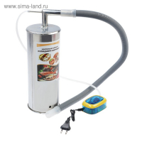 Коптильня холодного копчения "Дым Дымыч" 02, дымогенератор, серебристая Коптильня холодного копчения "Дым Дымыч" 02, дымогенератор, серебристая