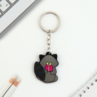 Брелок для ключей акриловый &laquo;Енот&raquo;, 7.2 х 14 см