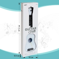 Игрушка музыкальная - гитара «Стиль», 4 струны, 57 см., цвет белый Игрушка музыкальная - гитара «Стиль», 4 струны, 57 см., цвет белый