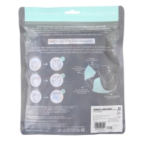 Многоразовый подгузник &laquo;Кораблики&raquo;, 3-8 кг, угольно-бамбуковая ткань, цвет белый, Крошка Я