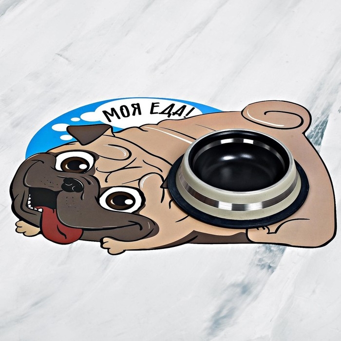 Коврик под миску &laquo;Моя еда!&raquo; 35х28 см