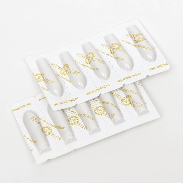 Крем-карандаш с прополисом и живицей, 10 суппозиториев по 2 мл Крем-карандаш с прополисом и живицей, 10 суппозиториев по 2 мл