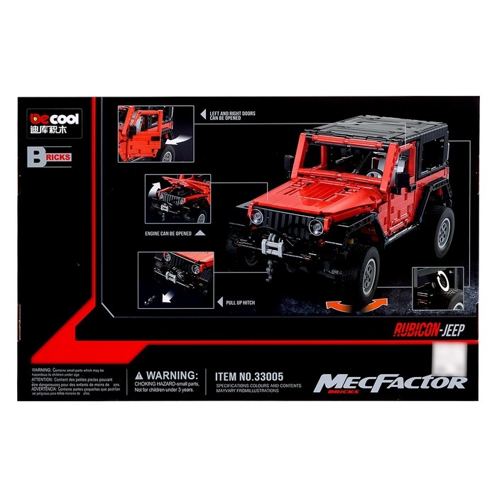 Конструктор техно &laquo;Внедорожник&raquo;, 1287 деталей