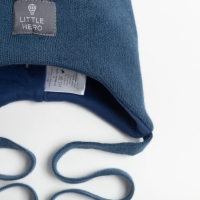 Шапка для мальчика, цвет индиго, размер 46-50 Шапка для мальчика, цвет индиго, размер 46-50