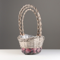 Набор корзин из 3 шт, 33x27xH15/54; 28x21xH14/49; 22x16xH13/45 см, ива Набор корзин из 3 шт, 33x27xH15/54; 28x21xH14/49; 22x16xH13/45 см, ива