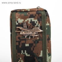 Пенал школьный "Милитари", на молнии, 2 отделения, МИКС Пенал школьный "Милитари", на молнии, 2 отделения, МИКС