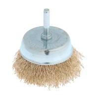 Щетка металлическая для дрели ТУНДРА, со шпилькой, "чашка", 75 мм Щетка металлическая для дрели ТУНДРА, со шпилькой, "чашка", 75 мм