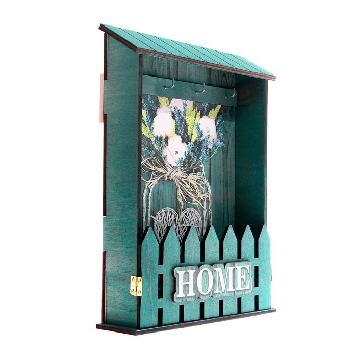 Ключница настенная &laquo;Home&raquo;, баночка, 22,5 х 30,5 х 5,7 см.