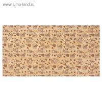 Полотенце для бани &laquo;Банька&raquo; 80х 150 см, хлопок вафельное полотно