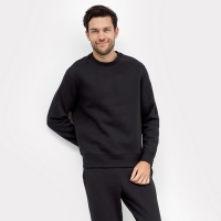 Свитшот мужской НАЧЁС, цвет чёрный, размер 52