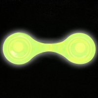 Светоотражающая клипса на магните, 5 &times; 15 см, цвет жёлтый